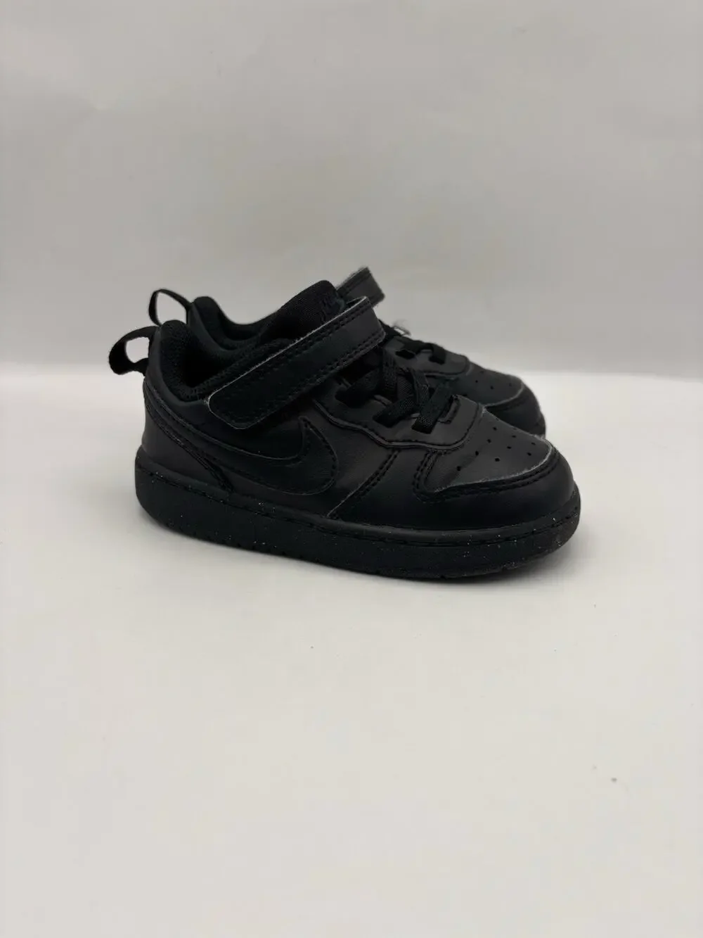 Nike Court Borough Low Redraft Black Sneakers Toddler Size 8 C